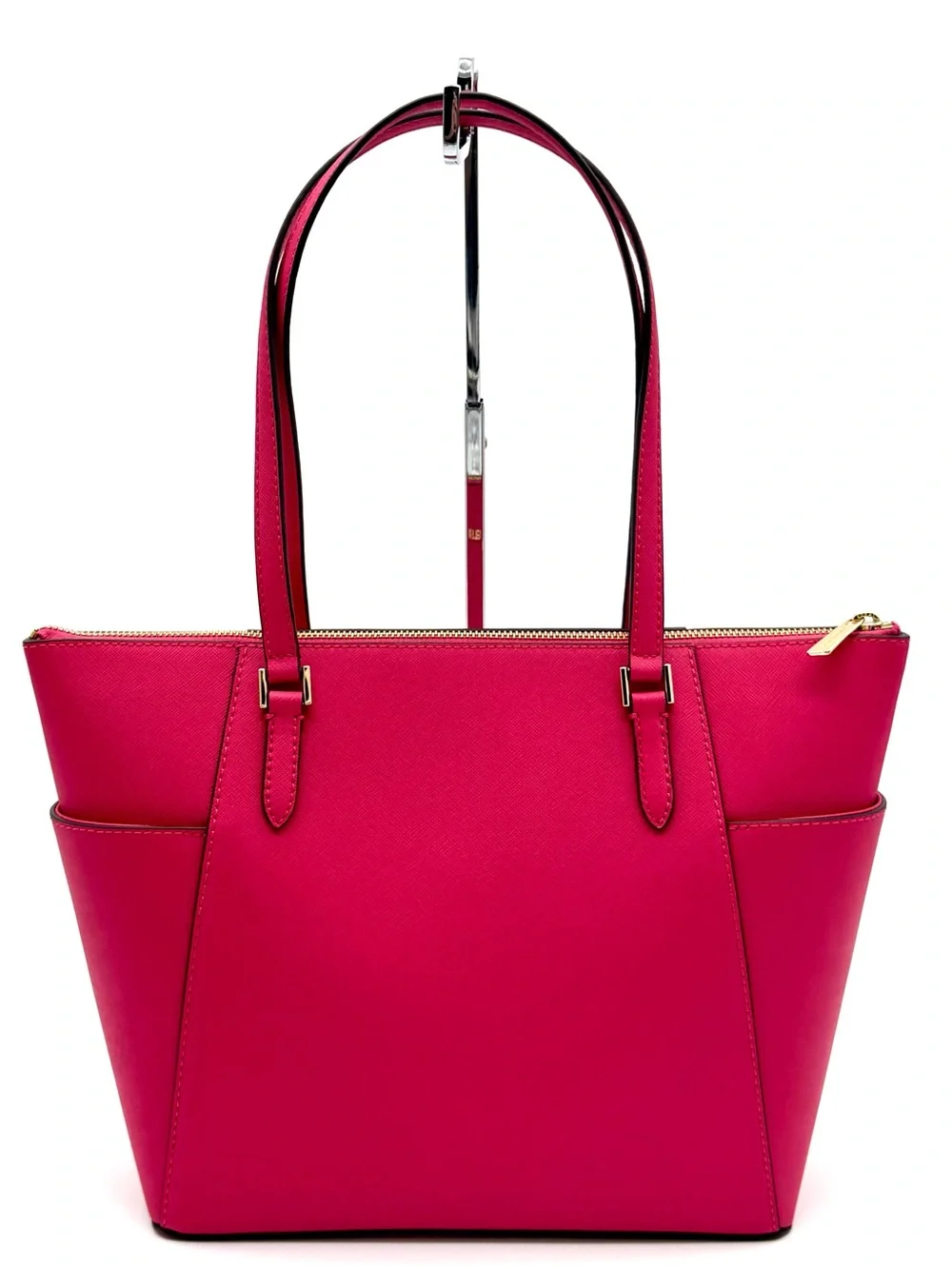 Michael Kors Large Charlotte Tote Bag Electric Pink